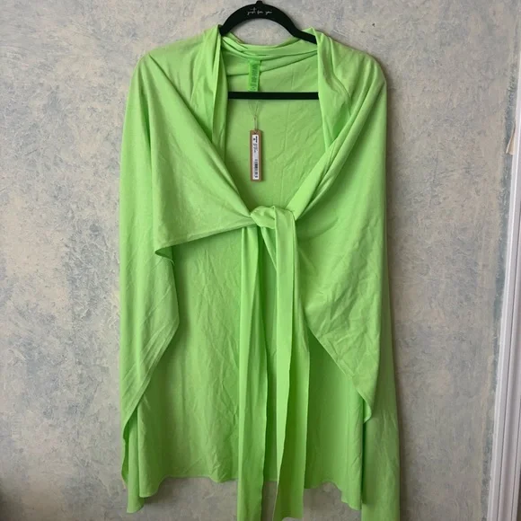 Skims | Sarong Skirt | Neon Green - Picture 4 of 6